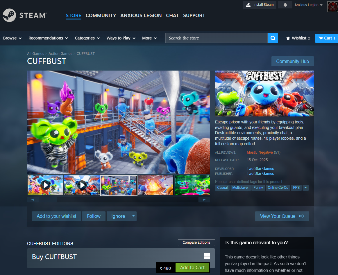 CUFFBUST Pricing Analysis